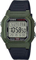 Casio Mens W800HG-9AV Classic Digital Sport Watch Black/Green