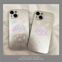 เคสโทรศัพท์ซิลิโคน TPU แบบนิ่ม ชุบไฟฟ้า กันกระแทก สําหรับ IPhone 11 14 13 12 Pro XS Max XR X 8 7 6S Plus Mini