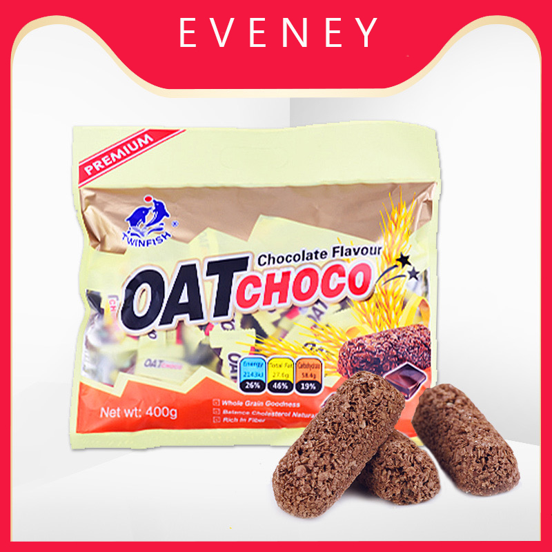 OAT CHOCO ขนมข้าวโอ๊ต ธัญพืชอัดแท่ง รสช็อคโกแลต
