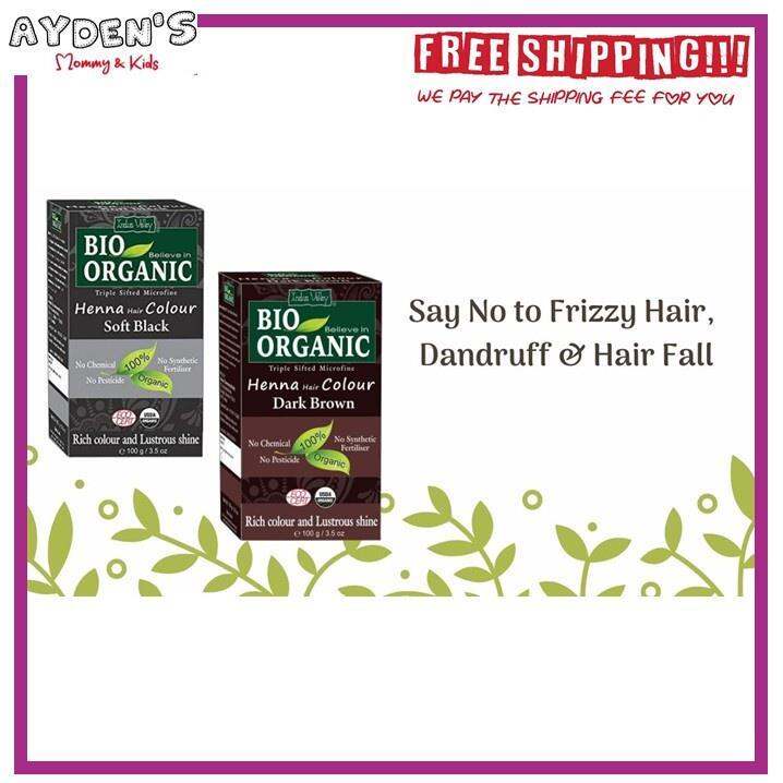 SALE ! INDUS VALLEY Bio Organic Henna Hair Color Inai Rambut (Halal