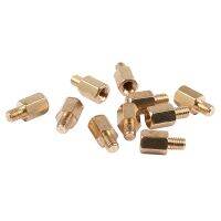 10 Pcs PC PCB Motherboard Brass Standoff Hexagonal Spacer M3 6 4mm