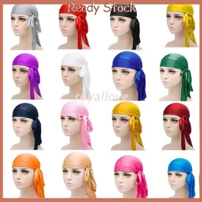 ♚✧✺ Royal Unisex Silky Durag ผ้าซาตินคลื่น 360 คลื่นพรีเมี่ยมดีลักซ์ดูแร็กซ์