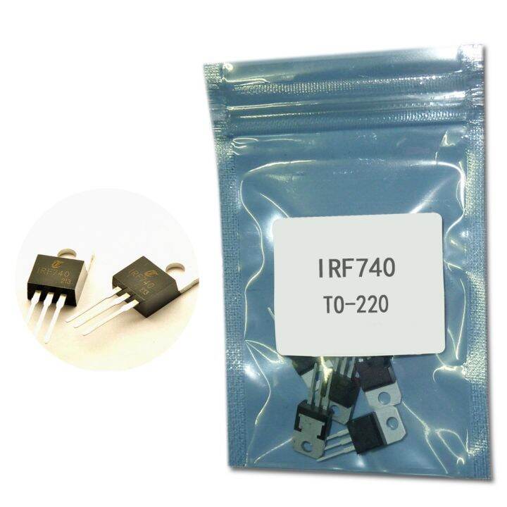 10pcs IRF740 TO-220 N Channel Field Effect IRF740PBF 10A AMP/400V/0.55 ...