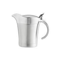 500ml Gravy Boat 304 Stainless Steel Oil Sauce Pot Dining Table Serve Jug Custard Cream Ketchup Double Walled Insulated Thermal