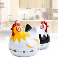 55 Minutes Novelty Chicken Kitchen Timer Mechanical Rotating Alarm for study shower cooking alarm gadget