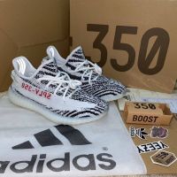 ❗️ส่งของทุกวัน❗️ รองเท้าผ้าใบ Adidas Yeezy Boost 350 V2 Zebra รองเท้าอดิดาส มีรีเฟกสะท้อนแสง สินค้าพร้อมกล่องอุปกรณ์