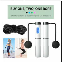 Smart Women Cable Skipping Jump Rope Electronic Inligent Counting Wireless Skipping Rope Lose Weight Fitness Training Child