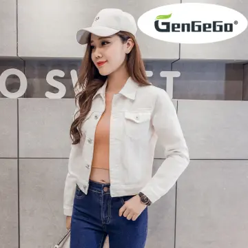 OFF-WHITE: denim jacket - Denim | Off-White jacket OMYE092F23DEN001 online  at GIGLIO.COM