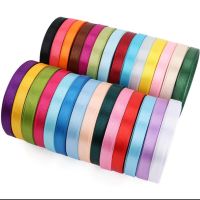 25Yards Polyester Satin Ribbons Bows For Needlework Tapes DIY Sewing Accessories Decorative Trimmings Stitching Crafts Material Gift Wrapping  Bags