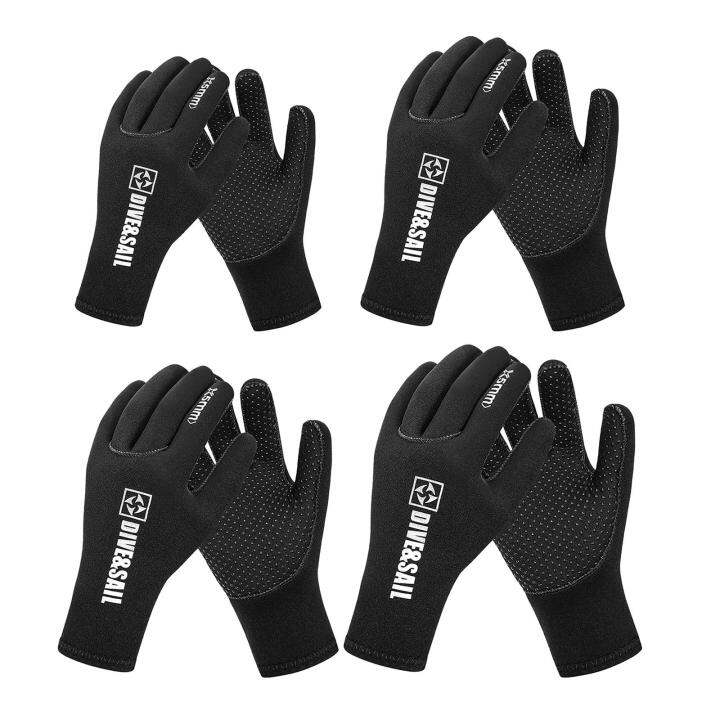 water-s-5mm-neoprene-finger-wetsuit-s-สำหรับดำน้ำ-ดำน้ำ