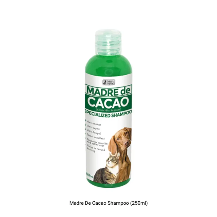 BOB250mL Pure Madre De Cacao Shampoo Anti mange, Anti gal, Anti itch