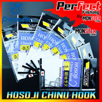 เบ็ดตกปลา โฮโซจิ เบ็ดชินุ V-TRO HOSOJI CHINU HOOK หน้าบิด (ก้นแบน) by PIONEER