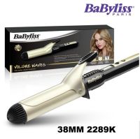 Babyliss เครื่องม้วนผมไทเทเนียมขนาด38มม.,อุปกรณ์ดัดผมลอนคลื่นทำผมหนา2289K