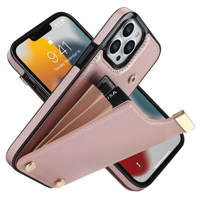 เคสกระเป๋าสตางค์หนังแฟชั่น HOCE เคสโทรศัพท์สำหรับ iPhone 15 14 13 12 11 XR XS X 7 8 SE2 Plus Pro Max ที่ยึดการ์ดหีบเพลงกันกระแทกกันตก