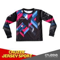 เสื้อเเขนยาวสำหรับขี่จักรยานหรือใส่ออกกำลังกาย Cruzee jersey Sport (CRUZEE WEAVE COLLECTION)