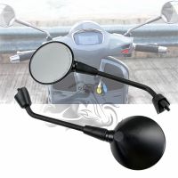 ✣ Motorcycle Rear View side Mirror Round Scooter Fit for Vespa GT GTS GTV 50 125 200 250 300 300ie Sprint Primavera150 GTS300