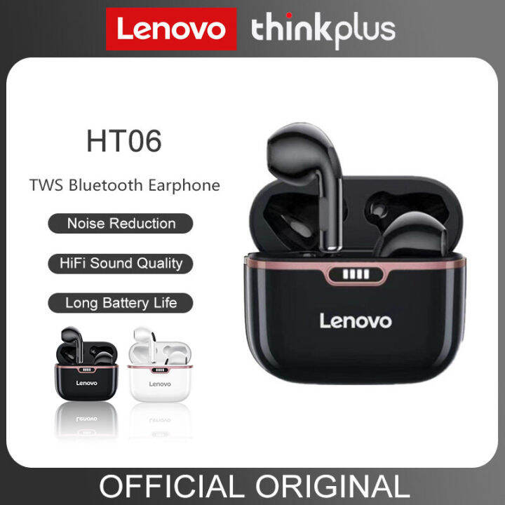 Lenovo Original HT06 TWS Wireless Bluetooth Headset 5.0 Bluetooth ...