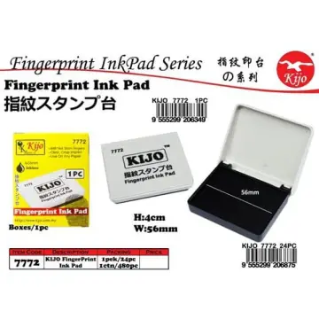 Multifunctional Inkpad For Stamp And Fingerprint - Best Price in Singapore  - Jan 2024