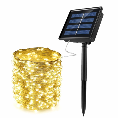 Christmas Guirlande Solaire Solar String Fairy Lights 122232M LED Waterproof Outdoor Garland Solar Power Lamp  New Year