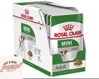 อาหารเปียกแบบซอง Royal Canin mini adult [ pouch ] ยกกล่อง 85 G