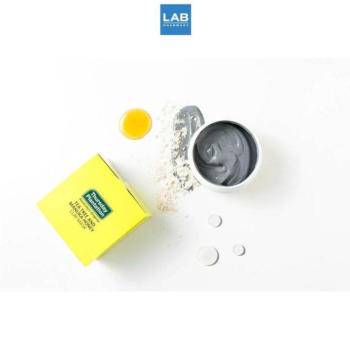thursday-plantation-tea-tree-and-manuka-honey-clay-mask-100g-เทริสเดย์-แพลนเทชั่น-ที-ทรี-แอนด์-มานูก้า-ฮันนี่-เคลย์-มาสก์-100-กรัม