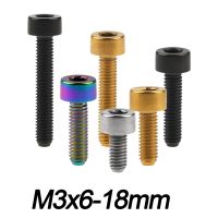 Xingxi Titanium Bolts M3 x 6 8 10 12 15 18mm Hex Socket Cap Stigma Ti Screws  DIN912 for Drone Bicycle Repair Screw Fastener Nails Screws Fasteners