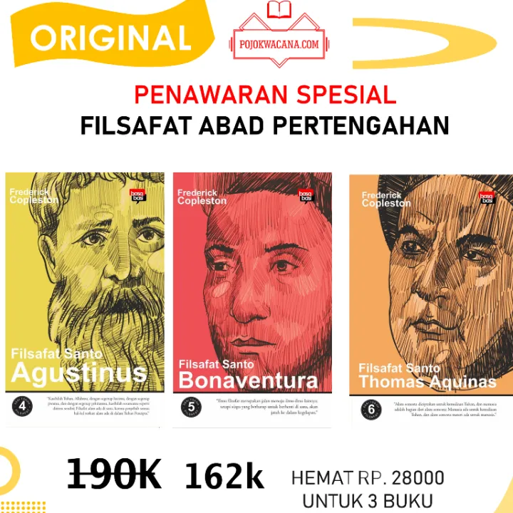 Original - Paket Buku Filsafat Abad Pertengahan Agustinus Aquinas ...