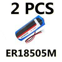 2 Pack NEW Original For EVE ER18505M ER18505 18500 Lithium Battery 3.6V 3500mah PLC Control With White Battery