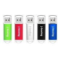 J-boxing Light Colorful USB Flash Drive 64GB 32GB 16GB 8GB Pendrive USB 2.0 Memory Stick High Speed Pen Drive for Laptop Macbook