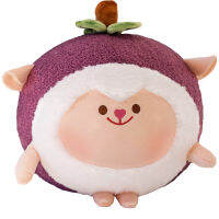 Mangosteen 11cm35cm Plush Sheep Toy Cushion Cute Fruit Animal Kids Gift Pillow