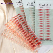 PINPAI 30pcs S M L Size Press On Nails Blooming Gradient Effect Handmade