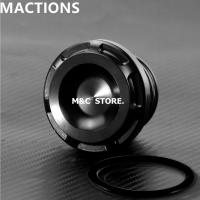 Motorcycle Black Fuel Gas Tank Oil Cap Cover Aluminum For Harley Sportster 883 1200 XL Dyna Touring Softail 1996-10 11 12 13 14