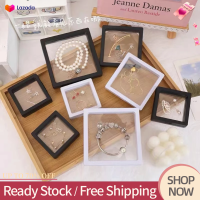 HONG ✨Hot Sale Square 3D Floating Jewelry Coin Display Frame Holder Box Case with Stand สี่เหลี่ยม 3D ลอยเครื่องประดับเหรียญแสดงการสนับสนุนกล่อง