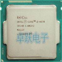 Intel I5 I5-4670ประมวลผล4670 Quad-Core LGA1150ซีพียูตั้งโต๊ะทำงาน100% เหมาะสมเดสก์ท็อปโปรเซสเซอร์