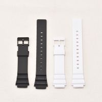 Watchband Silicone Rubber Band Men CASIO MRW-200H Replace 18mm Wristwatch Accessories