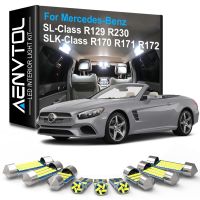 ไฟแคนบัสภายใน AENVTOL LED สำหรับ Mercedes Benz เอสแอลคลาส R129 R230 SL55 SL500 SLK Class R170 R171 R172 SLK55 SLK230 SLK350