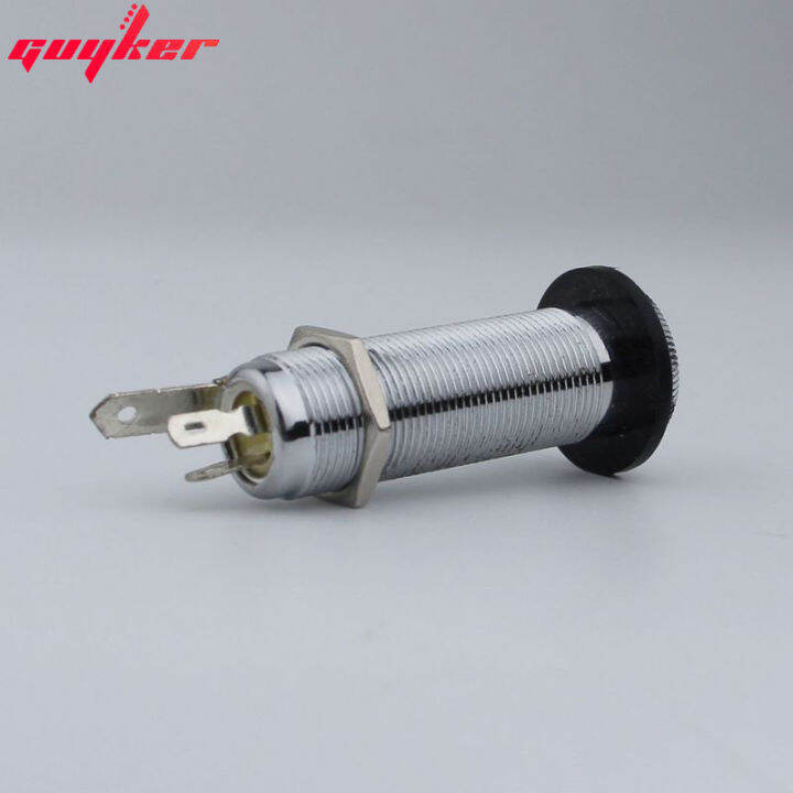 1 Piece Stereo Long Threaded Output Jack for Electric Guitar Bass MADE
