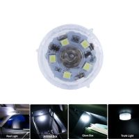 【LZ】✵❀℗  Mini lâmpada led sensível ao toque para carro interruptor de luz sem fio ambiente leitura noturna teto do carro acessórios de iluminação