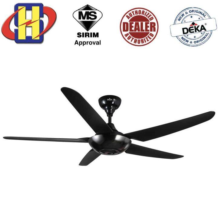 Deka Ceiling Fan With Remote Control Inch Gun Metal White Ceiling