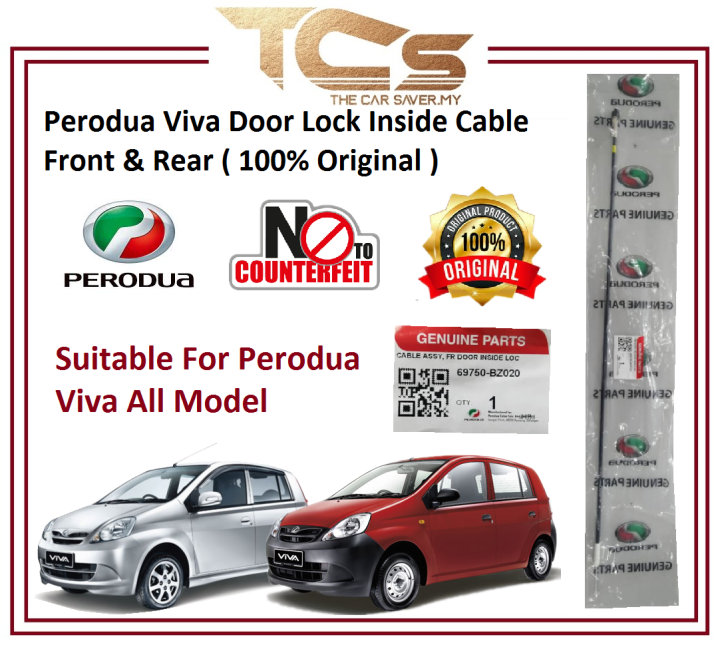 Perodua Viva Door Lock Inside Cable Front & Rear ( 100 Original ) Lazada