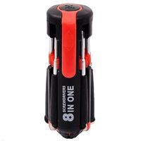 ☂☌ஐ Multitool Multi-Purpose Universal Screwdriver with 6 LED Flashlights 8 In 1 Repair Disassemble Screwdriver Set Tool All In One