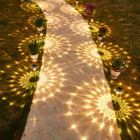 2PCS LED Solar Power Ground Light Floor Decking Patio Outdoor Garden Lawn Path Lamp Waterproof Yard Decor Landscape Pathway Lamp