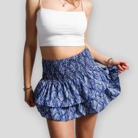 We.Fine Solid Short Skirt Fashion Women High Waist New Skirts For Womens Elastic Pleated Y2K Female Clothes A Line Skirt