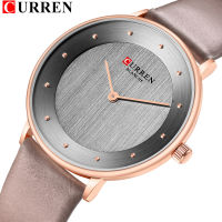 Beautiful Womens Quartz Watches Slim Fashion Leather Ladies Wrist Watch Reloj Mujer CURREN Hot Female Clock Gifts For Women