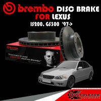 จานเบรก BREMBO  LEXUS IS200, GS300  97-&amp;gt; (09 8402 11)(08 A038 11)