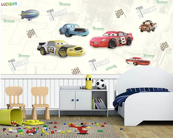 Custom car story cartoon children's room theme room sports car 3d wallpaper mural, bedroom wallpaper home decoration sticker | Lazada PH Custom car story cartoon children's room theme room sports car 3d wallpaper mural, bedroom wallpaper home decoration sticker | Lazada PH