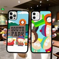 Funny-Souths-Park-Cute Phone Case Silicone PC+TPU Case for iPhone 11 12 13 Pro Max 8 7 6 Plus X SE XR Hard Fundas