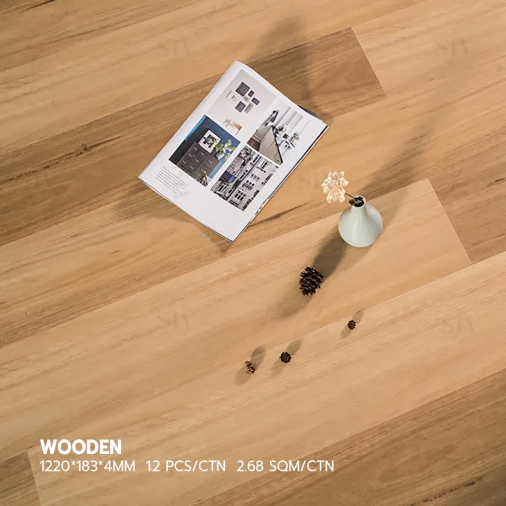 Siv 10 15 Pcs 4mm Spc Flooring, Are Interlocking Floor Tiles Waterproof