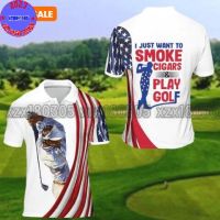 XzX180305 Golf Skull Golf Clubs Happy Golf Colorful Golf Mens and Womens High Quality Full sublimation Quick Dried Polo Personalized p-1630 (private chat free custom name&amp;logo)