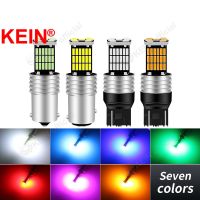 KEIN 7Color P21W 1156 1157 Led Bulb BA15S S25 BAY15D T20 7440 7443 W21W 45SMD 4014 Car Turn Signal Tail Brake Stop Reverse Lamp